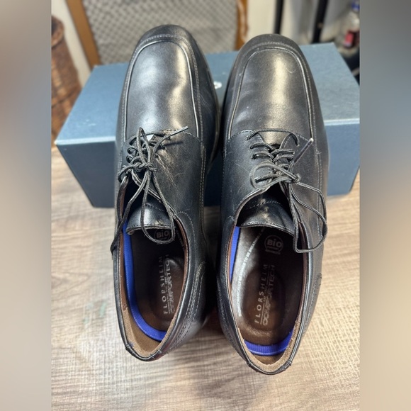 Florsheim Shoe Mens 8 1/2 Black Leather Bio Confort Advanced Formal  F Lite - Picture 10 of 10